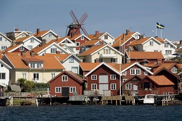 Houses Mollosund, Mollosund, West Gotaland, Sweden, Scandinavia, Europe