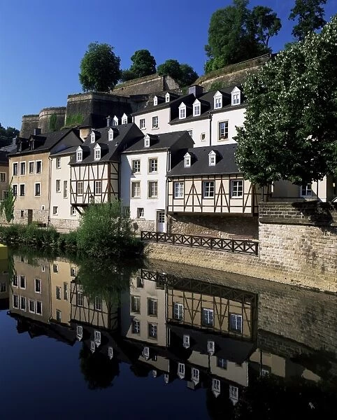 Houses along the river in the Old Town