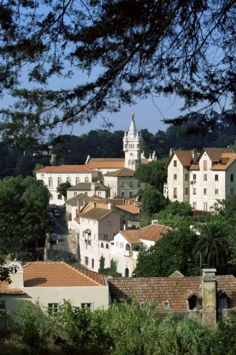 Framed Print : Houses at Sintra Framed Print : Houses at Sintra