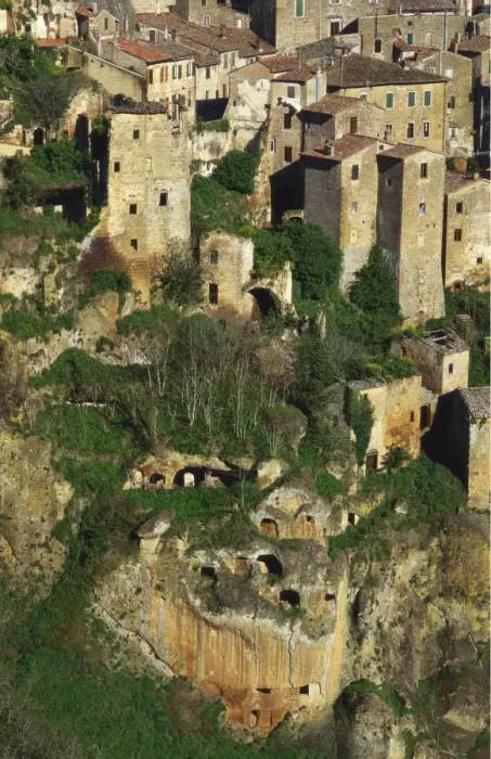 Framed Print : Houses, Sorano, Tuscany, Italy Framed Print : Houses, Sorano, Tuscany, Italy
