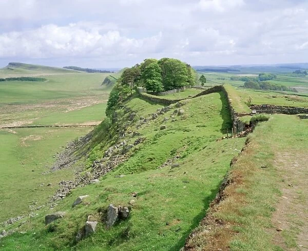 Housesteads, Hadrians Wall, Northumberland, England, UK
