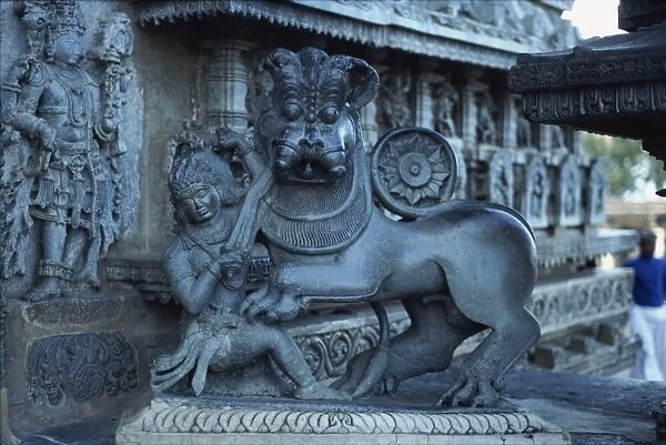 Hoysaleswara Temple, Halebid, near Mysore, India, Asia