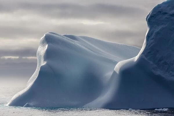 Huge iceberg in Baffin Bay, Nunavut, Canada, North America