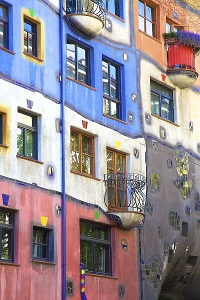 Hundertwasser Haus, Vienna, Austria, Europe