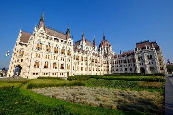 The Hungarian Parliament Building, Budapest, Hungary, Europe