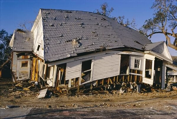 Hurricane damage