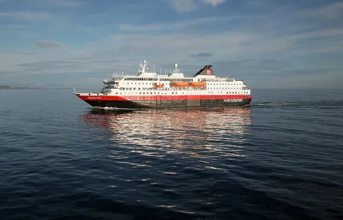 Framed Print : Hurtigruten Coastal Express ferry ship Richard With at sea, Lofoten Islands, Nordland, Norway, Scandinavia, Europe Framed Print : Hurtigruten Coastal Express ferry ship Richard With at sea, Lofoten Islands, Nordland, Norway, Scandinavia, Europe