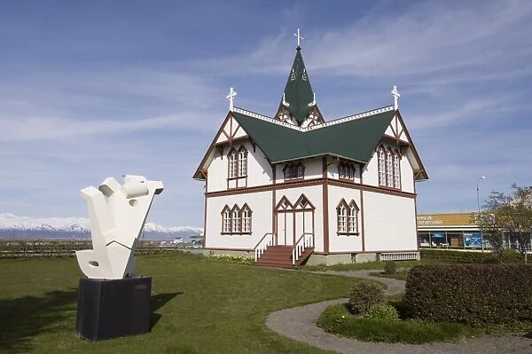 Husavik church, Iceland, Polar Regions