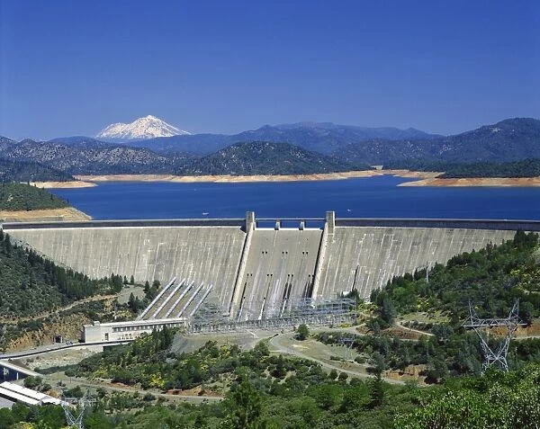 Hydro-electric dam, California, United States of America, North America