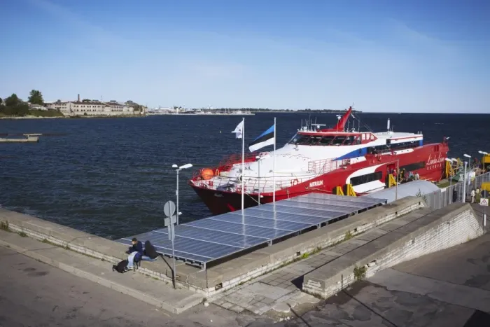Framed Print : Hydrofoil In Linnahall Port, Tallinn, Estonia, Baltic States, Europe Framed Print : Hydrofoil In Linnahall Port, Tallinn, Estonia, Baltic States, Europe