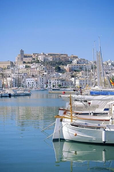 Ibiza Town and harbour