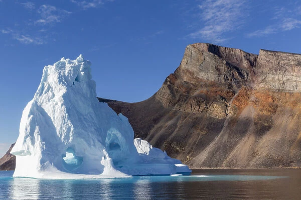 Iceberg in Holms O, Baffin Bay, on the northwest coast of Greenland, Polar Regions