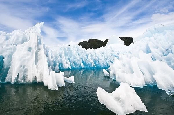 Iceberg in LeConte Bay, Southeast Alaska, Alaska, United States of America, North America