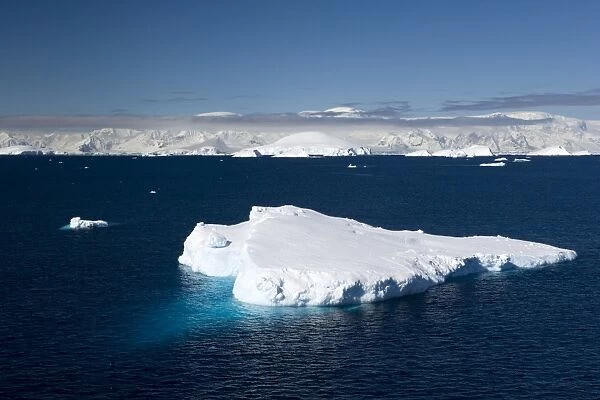 Iceberg, Lemaire Channel, Weddell Sea, Antarctic Peninsula, Antarctica, Polar Regions