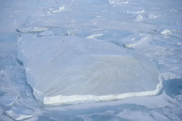 Framed Print : Iceberg and pack ice seen on heli flight from Russian icebreaker, Kapitan Khlebnikov Framed Print : Iceberg and pack ice seen on heli flight from Russian icebreaker, Kapitan Khlebnikov