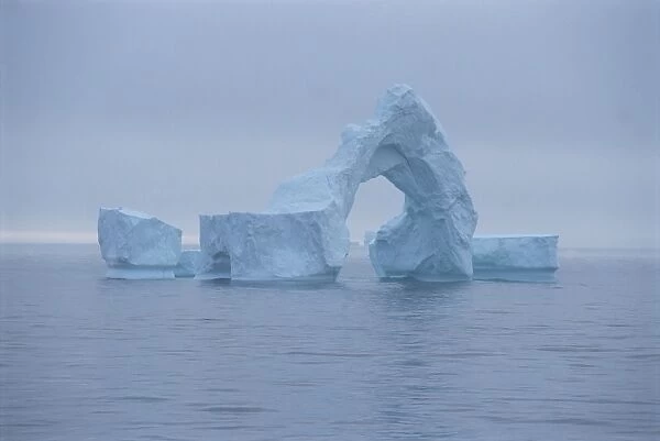 Iceberg in the sea off the southwest coast of Greenland