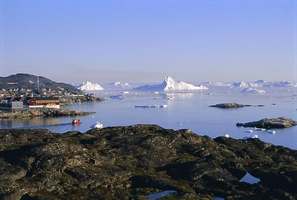 Icebergs from the icefjord