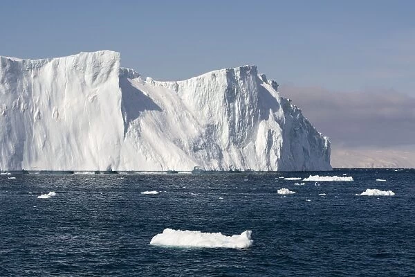 Icebergs in Ilulissat icefjord, UNESCO World Heritage Site, Greenland, Denmark, Polar