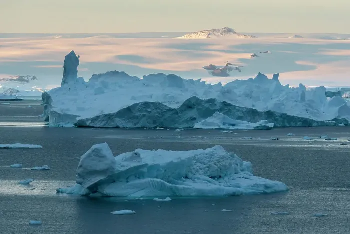 Framed Print : Icebergs at sunset in the Weddell Sea, Antarctica, Polar Regions Framed Print : Icebergs at sunset in the Weddell Sea, Antarctica, Polar Regions