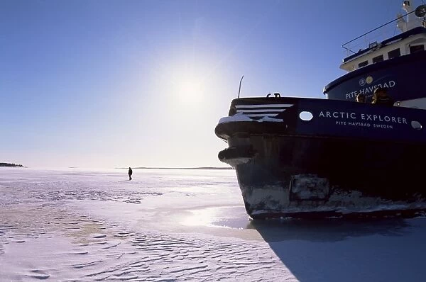 Icebreaker Arctic Explorer, Gulf of Bothnia, Lapland, Sweden, Scandinavia, Europe