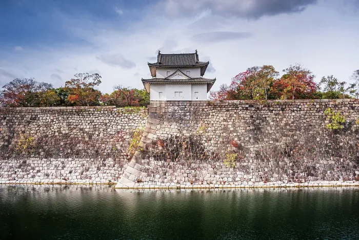 Framed Print : Ichiban-yagura Turret in autumn, Osaka Castle moat, Osaka, Honshu, Japan, Asia Framed Print : Ichiban-yagura Turret in autumn, Osaka Castle moat, Osaka, Honshu, Japan, Asia