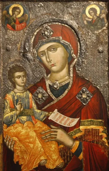 Framed Print : Icon by Onufri dating from the 16th century, Berat, Albania, Europe