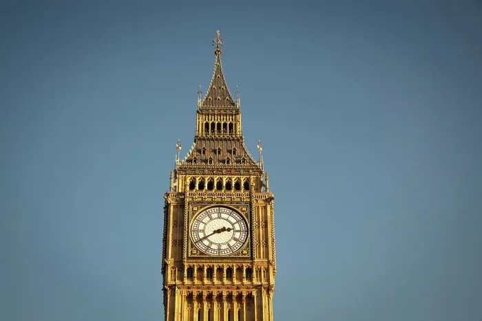 Framed Print : Iconic Big Ben and Houses of Parliament, UNESCO, Westminster, London, England, United Kingdom