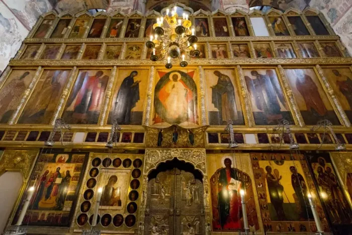 Framed Print : Iconostasis inside the Assumption Cathedral, the Kremlin, UNESCO World Heritage Site