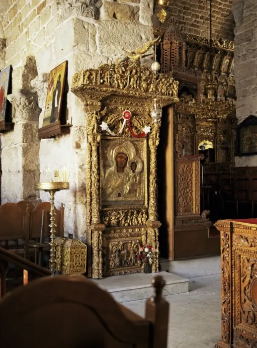 Framed Print : One of many icons in the church of St. Lazarus, Larnaca, Cyprus, Europe
