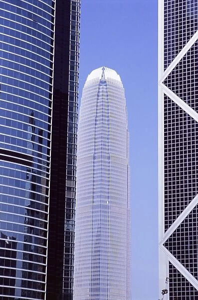 Two IFC Building in centre, Central, Hong Kong Island, Hong Kong, China, Asia