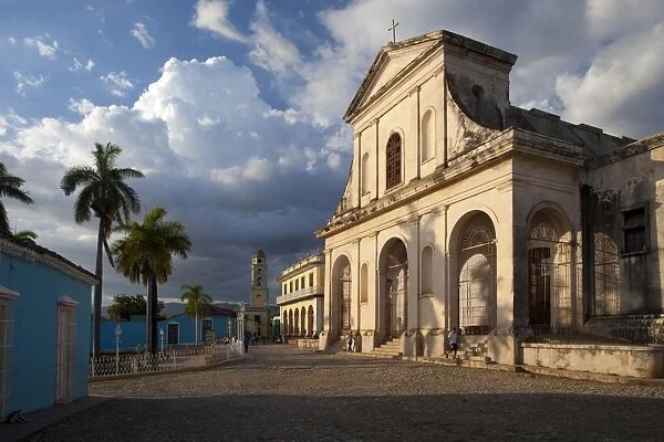 Iglesia del la Santisima Trinidad, the main church in Plaza Mayor, Trinidad, UNESCO World Heritage Site, Cuba, West Indies, Central America