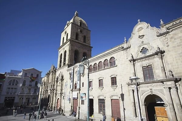 Iglesia de San Francisco in Plaza San Francisco, La Paz, Bolivia, South America