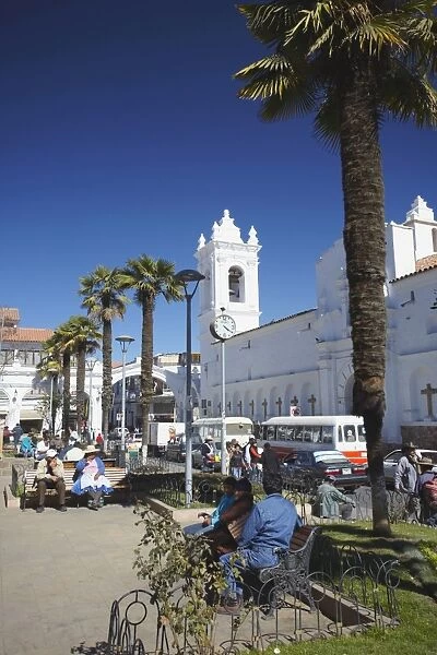 Iglesia de San Francisco, Sucre, UNESCO World Heritage Site, Bolivia, South America
