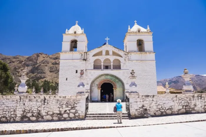 Framed Print : Iglesia de Santa Ana de Maca, a church in Maca, Colca Canyon, Peru, South America Framed Print : Iglesia de Santa Ana de Maca, a church in Maca, Colca Canyon, Peru, South America