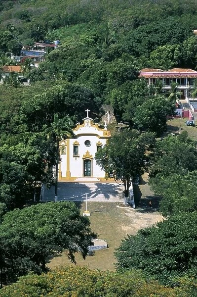 Igreja NS dos Remedios, Fernando de Noronha, Pernambuco, Brazil, South America