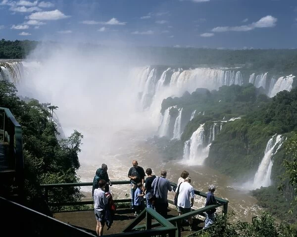 Iguacu (Iguazu) Falls, border of Brazil and Argentina, South America