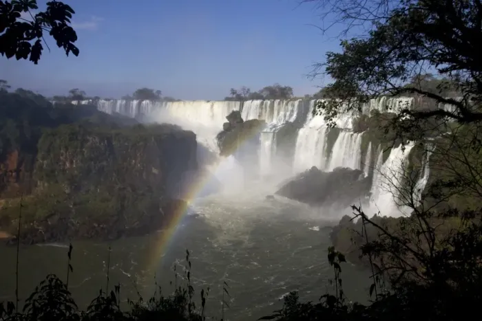 Framed Print : Iguassu Falls from the Argentinian side, UNESCO World Heritage Site, Argentina Framed Print : Iguassu Falls from the Argentinian side, UNESCO World Heritage Site, Argentina