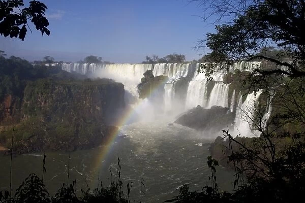 Iguassu Falls from the Argentinian side, UNESCO World Heritage Site, Argentina
