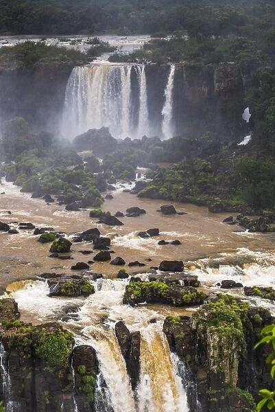Iguazu Falls (Iguacu Falls) (Cataratas del Iguazu), UNESCO World Heritage Site, Argentinian