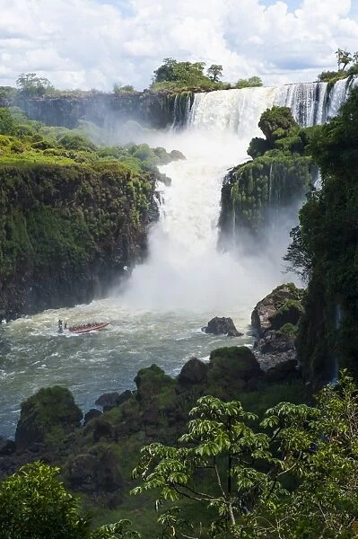 The Iguazu waterfalls, Iguazu National Park, UNESCO World Heritage Site, Argentina, South America