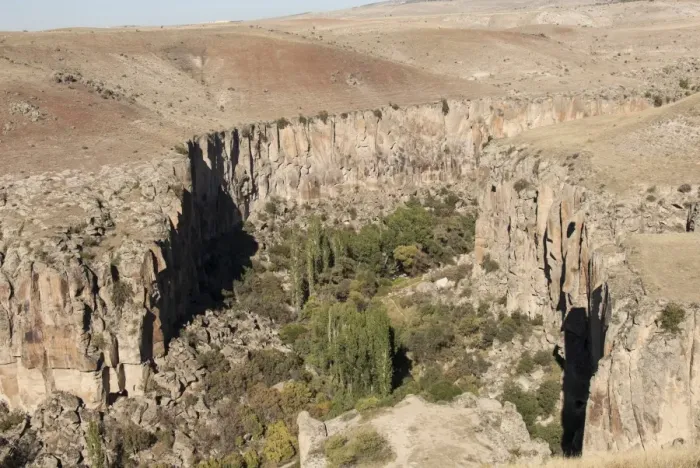 Framed Print : Ihlara Canyon, western Cappadocia, Anatolia, Turkey, Asia Minor, Eurasia