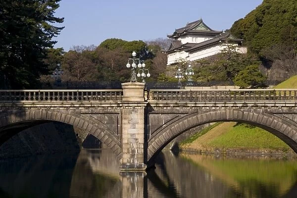 Imperial Palace and the decorative Niju-bashi bridge