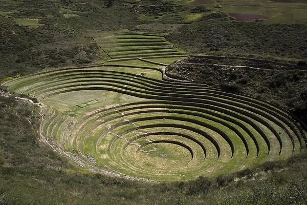 Inca agricultural research station, Moray, Peru, South America