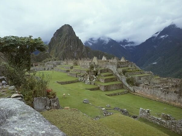 Inca archaeological site of Machu Picchu