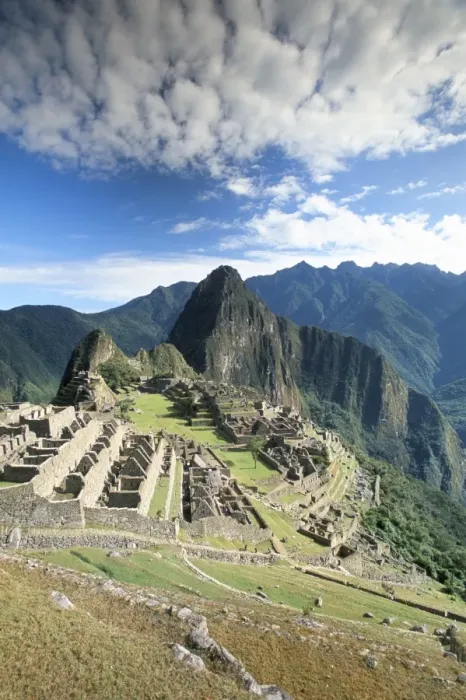 Framed Print : Inca ruins in morning light Framed Print : Inca ruins in morning light
