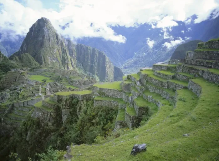 Framed Print : Inca terraces and ruins Framed Print : Inca terraces and ruins