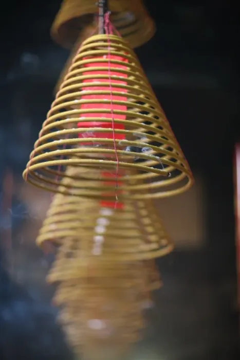 Framed Print : Incense coils, Hong Kung Temple, Macao, China, Asia Framed Print : Incense coils, Hong Kung Temple, Macao, China, Asia