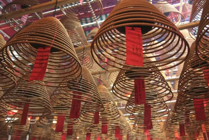 Framed Print : Incense coils, Man Mo Temple, Hong Kong, China, Asia Framed Print : Incense coils, Man Mo Temple, Hong Kong, China, Asia