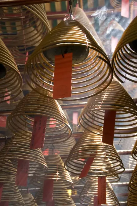 Framed Print : Incense cones hung from the ceiling, Man Mo Temple, Sheung Wan, Hong Kong, China, Asia Framed Print : Incense cones hung from the ceiling, Man Mo Temple, Sheung Wan, Hong Kong, China, Asia