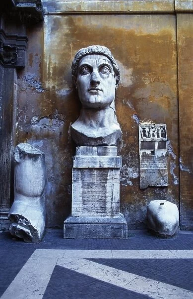 Incomplete Statue, Palace of the Conservatori, Rome, Italy